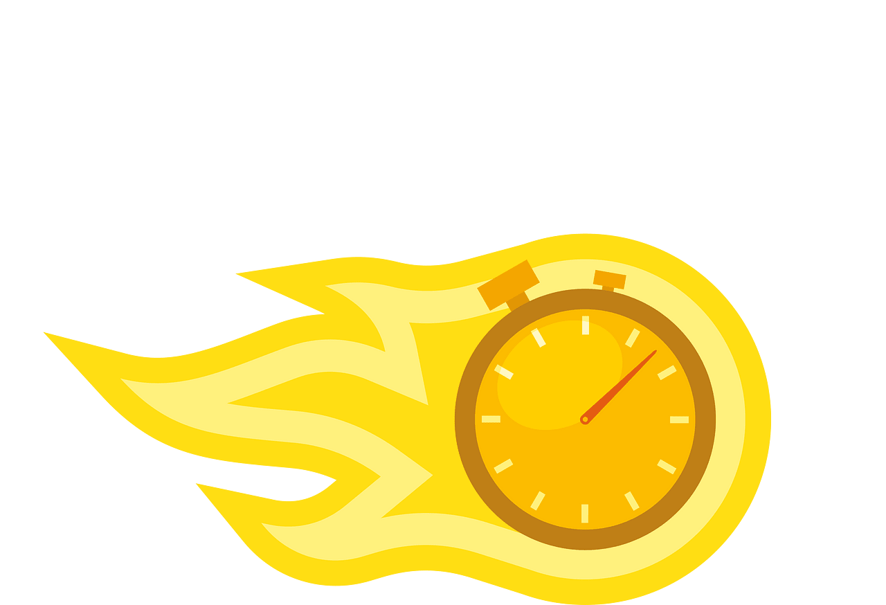 Time flies vector clipart image on creazilla.com