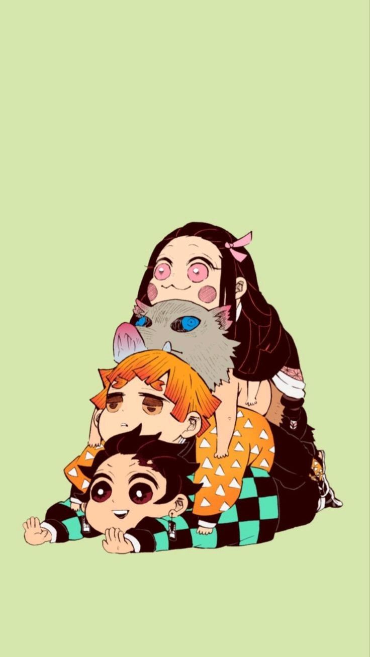 cute demon slayer wallpaper