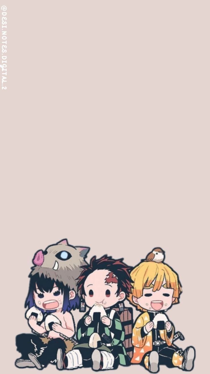 Cute Demon slayer wallpaper
