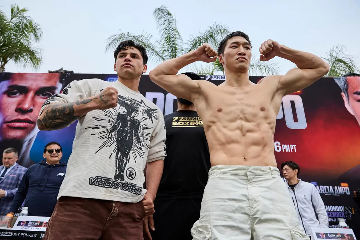 Photos: Ryan Garcia aims to knock out Rukiya Anpo, who labels him 'Fake King'