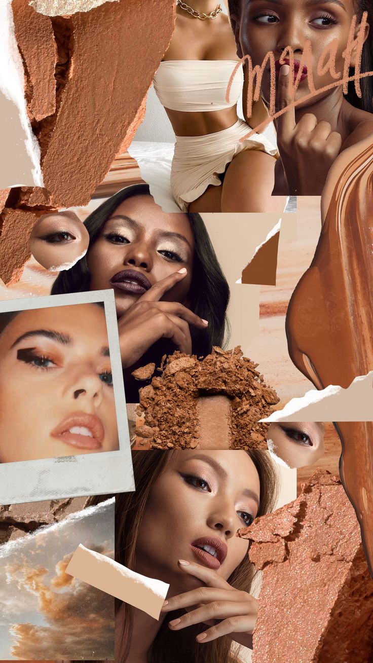 Brown Aesthetic Wallpaper Collage