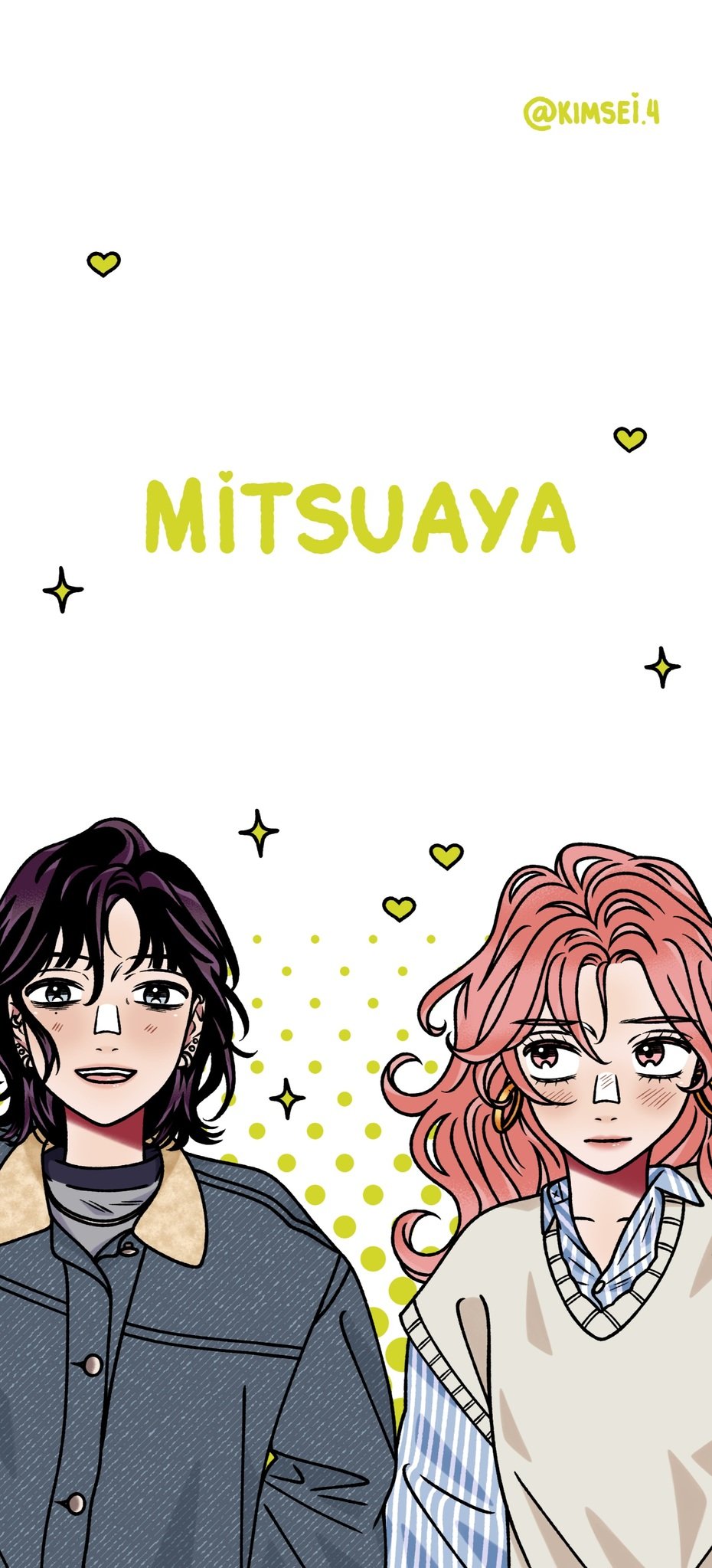 Kimsei made this wallpaper from my most recent drawing, I hope you enjoy