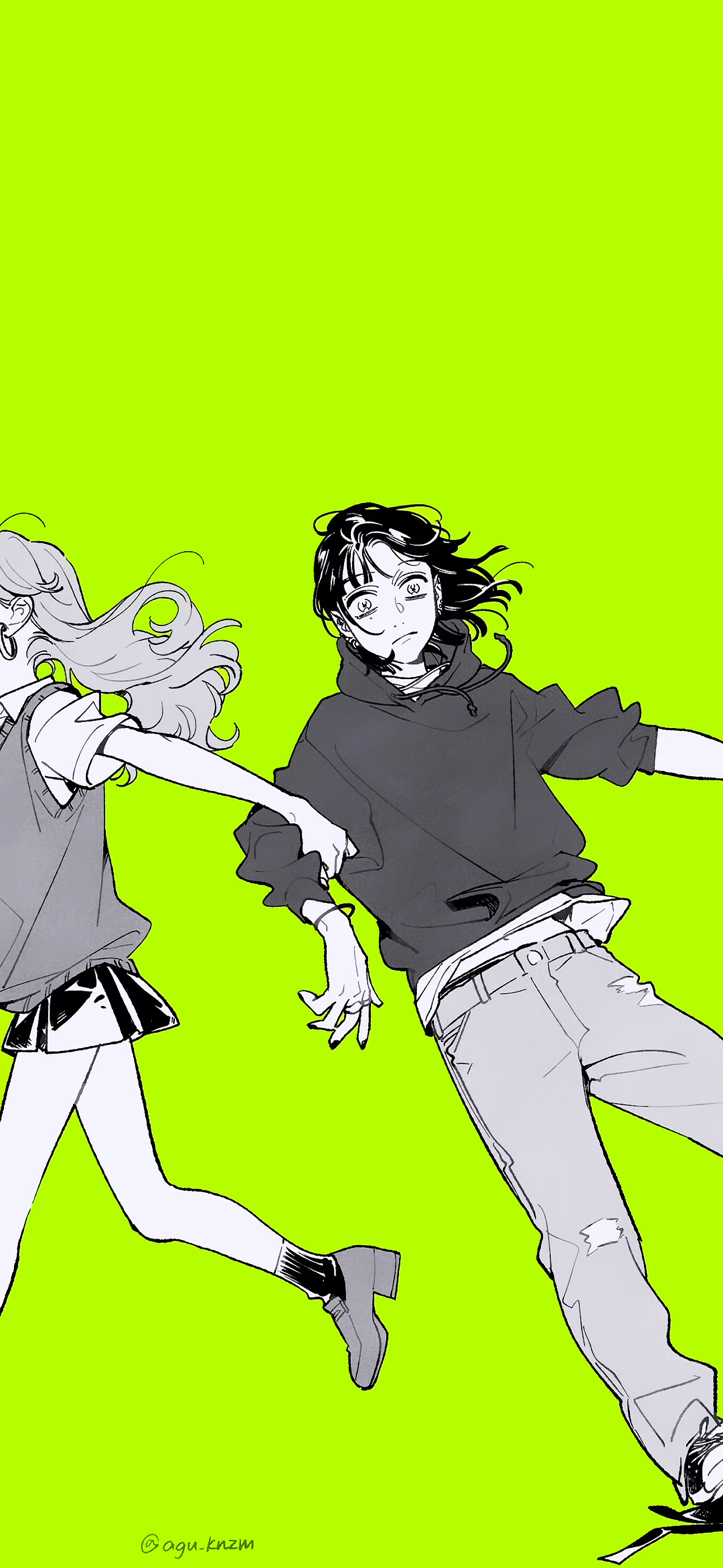 The Guy She Was Interested Manga Wallpaper (1290x2796)