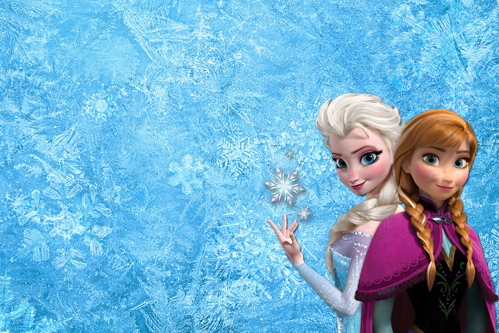 Anna & Elsa Frozen HD Wallpaper