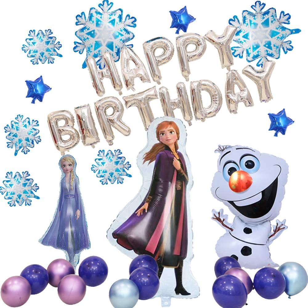 Frozen Birthday Party Supplies with Elsa, Anna, and Poland