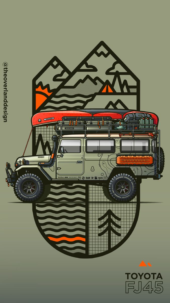 Toyota Land Cruiser FJ45 Wallpaper Design