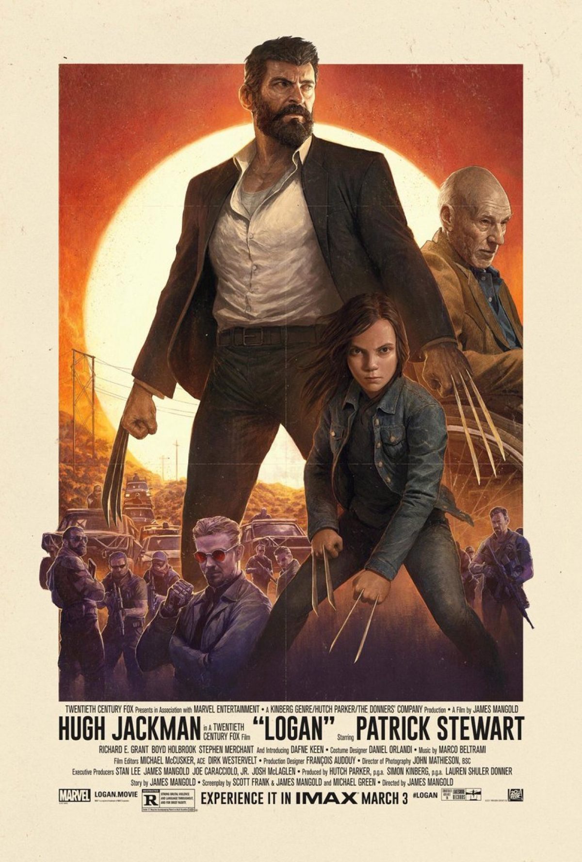LOGAN Gets A Beautiful New IMAX Poster. Birth.Movies.Death