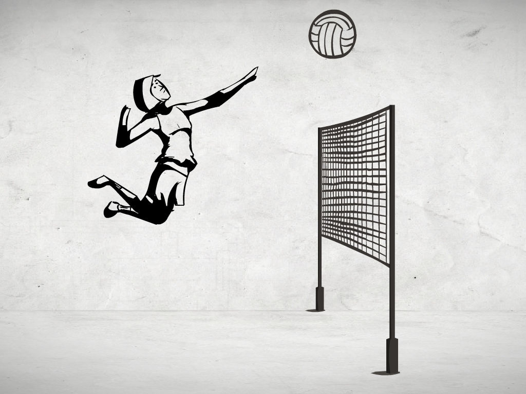 Volleyball Spike. Image - Behance