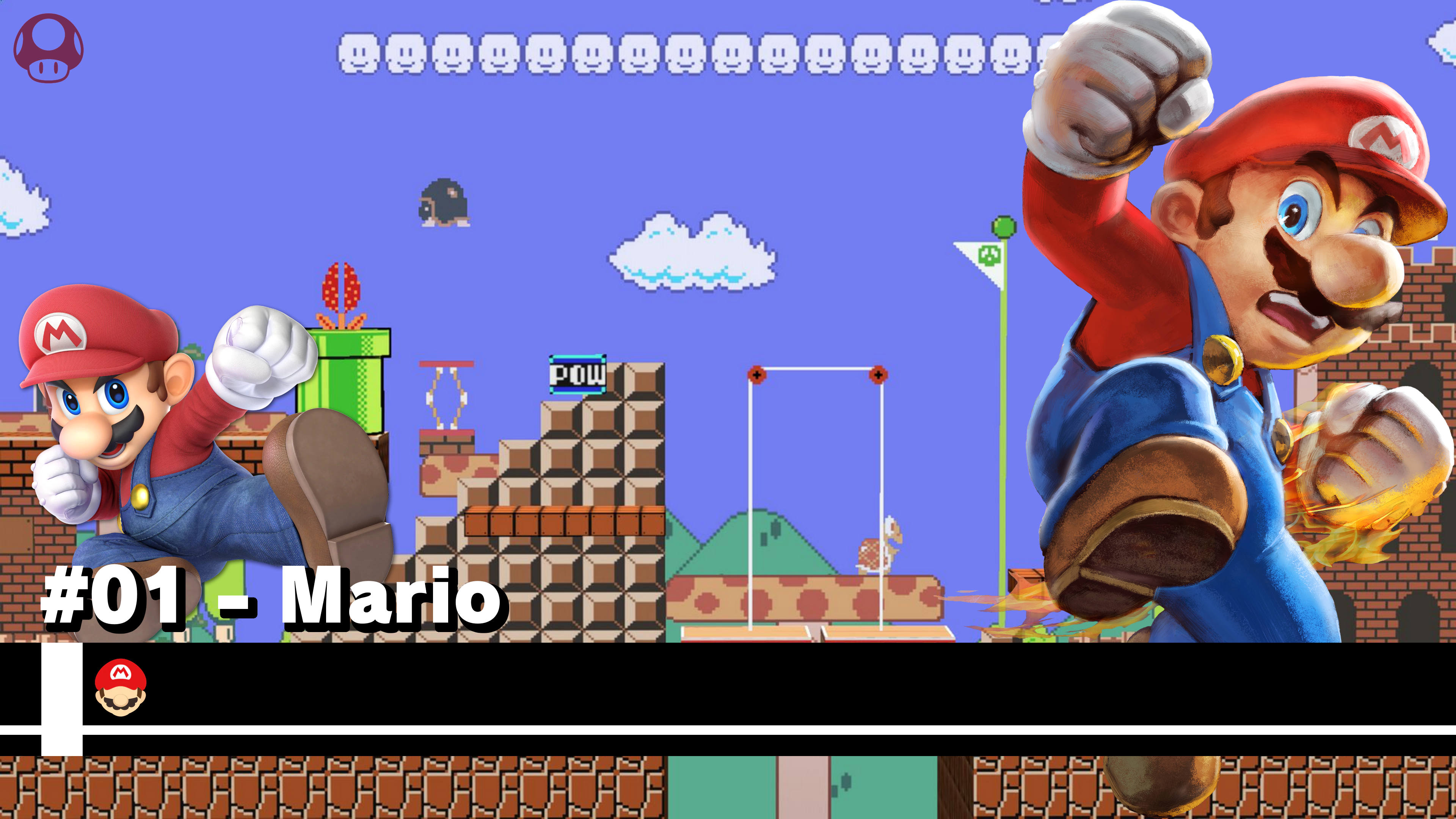 Mario Wallpaper I whipped up. Thinking of making one for everybody, should I continue?