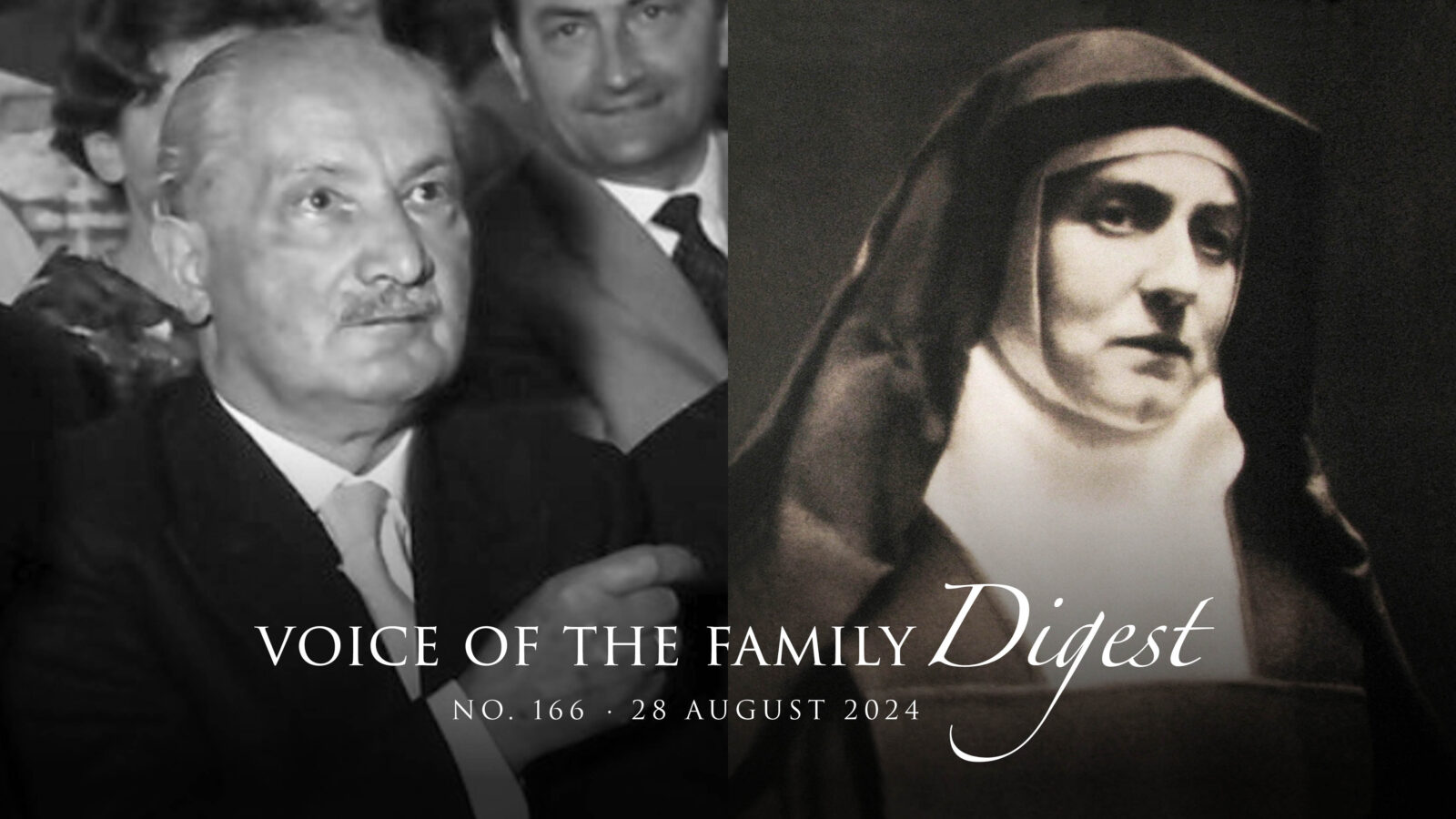 Martin Heidegger & Saint Edith Stein, two contrasting lives of the Family