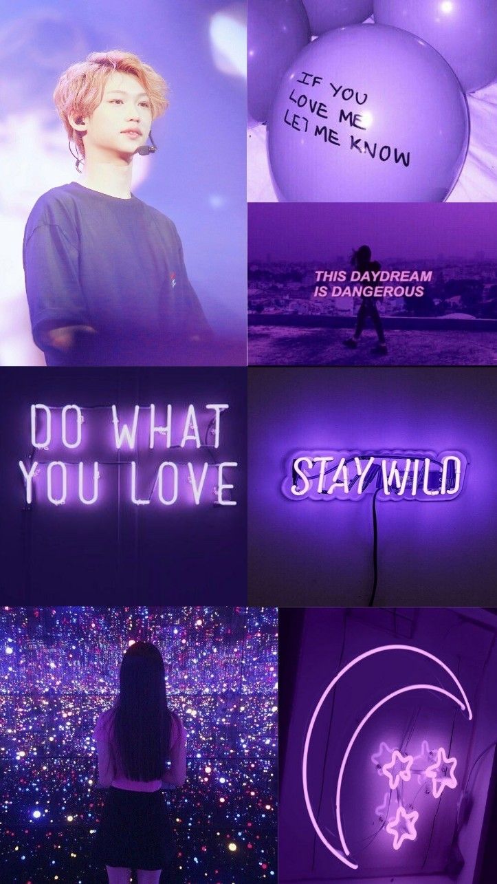 StrayKids Purple Aesthetic