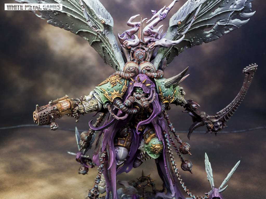 Mortarion Daemon Primarch. Gold Level. White Metal Games