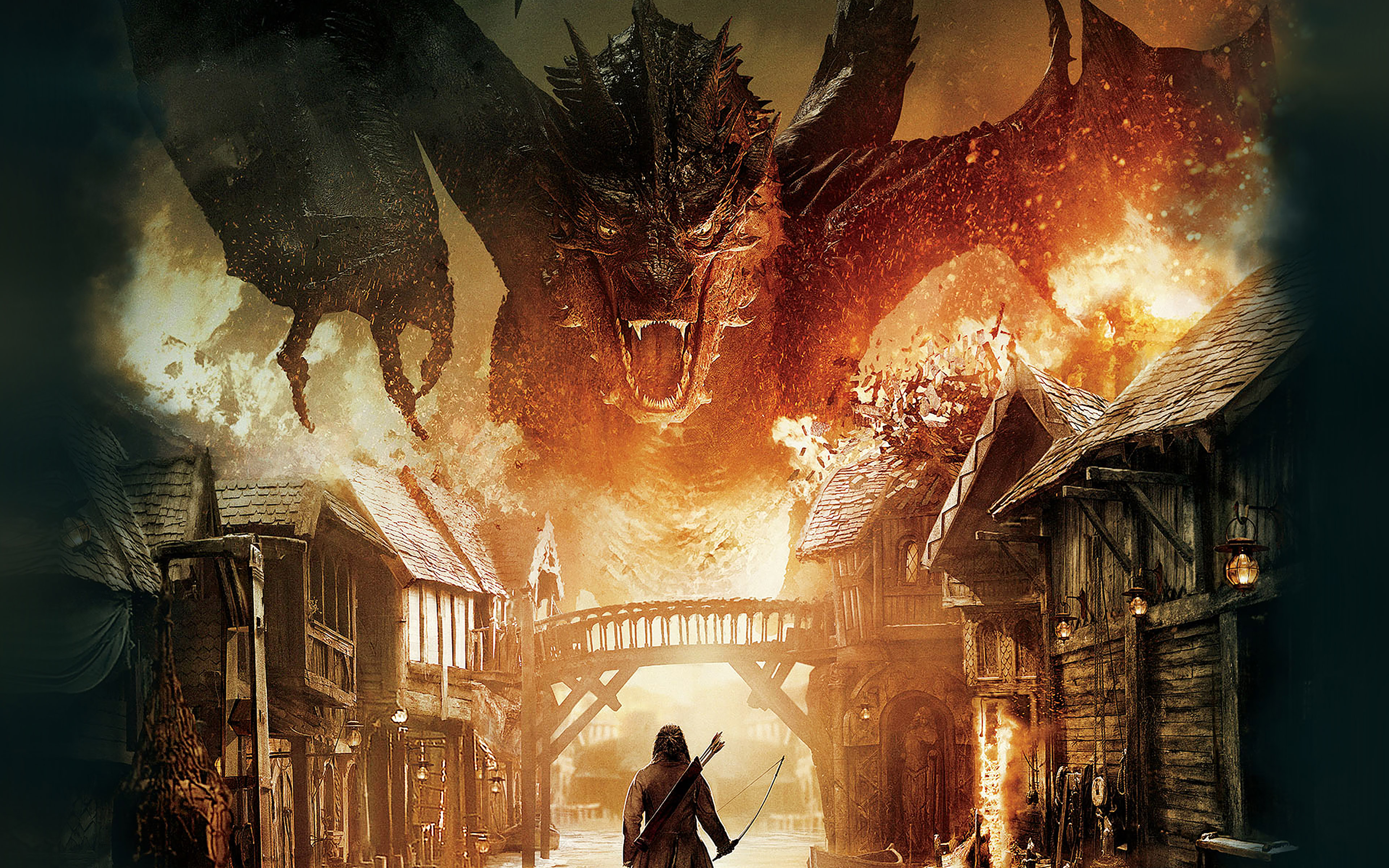 wallpaper for desktop, laptop. hobbit the battle five armies art poster