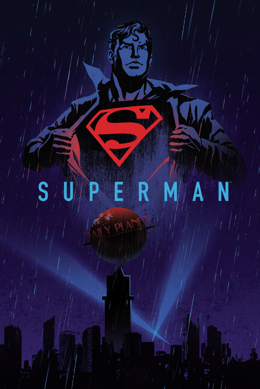 Wall Art Print Superman Planet. Gifts & Merchandise