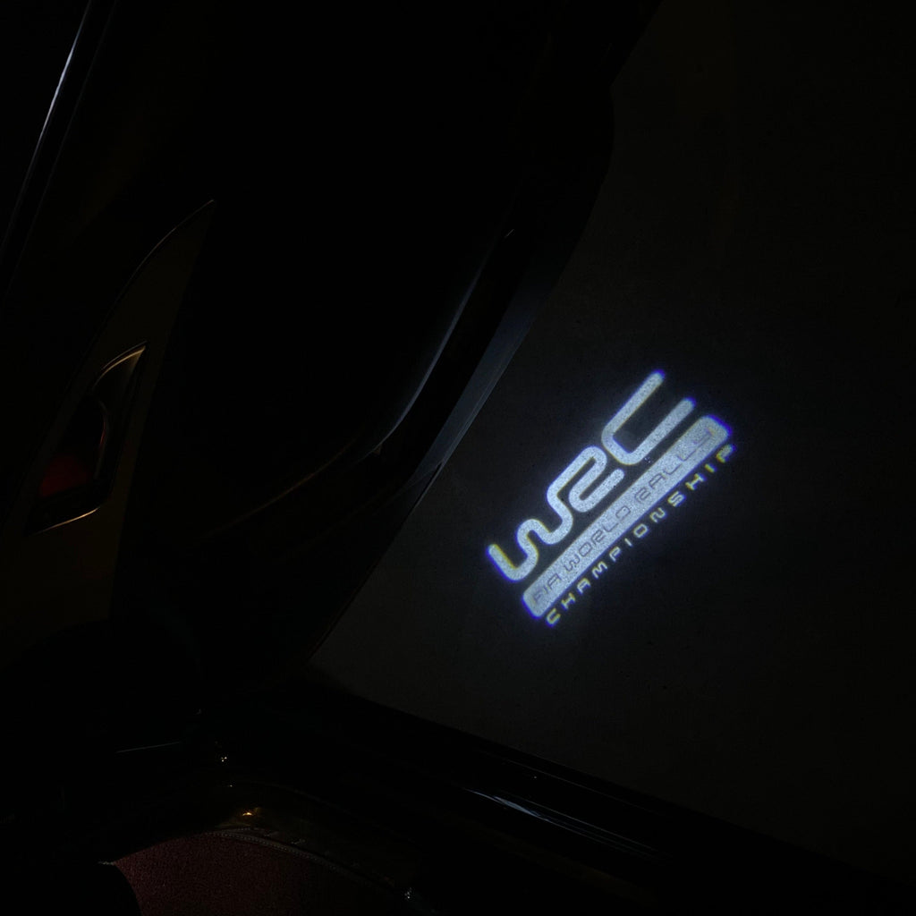 WRC Logo door lights Nr.19U2 quantity 1 = 2 Logo Films /2 door lights