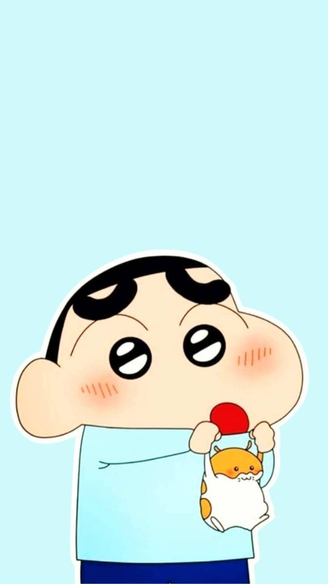 Download Pet Hamster Of Shin Chan iPhone Wallpaper