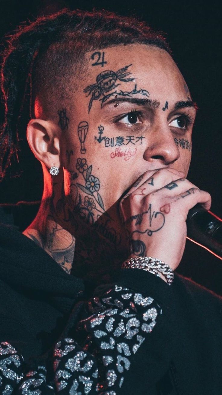 my love <3. Lil skies, Sky tattoos, Face tattoos