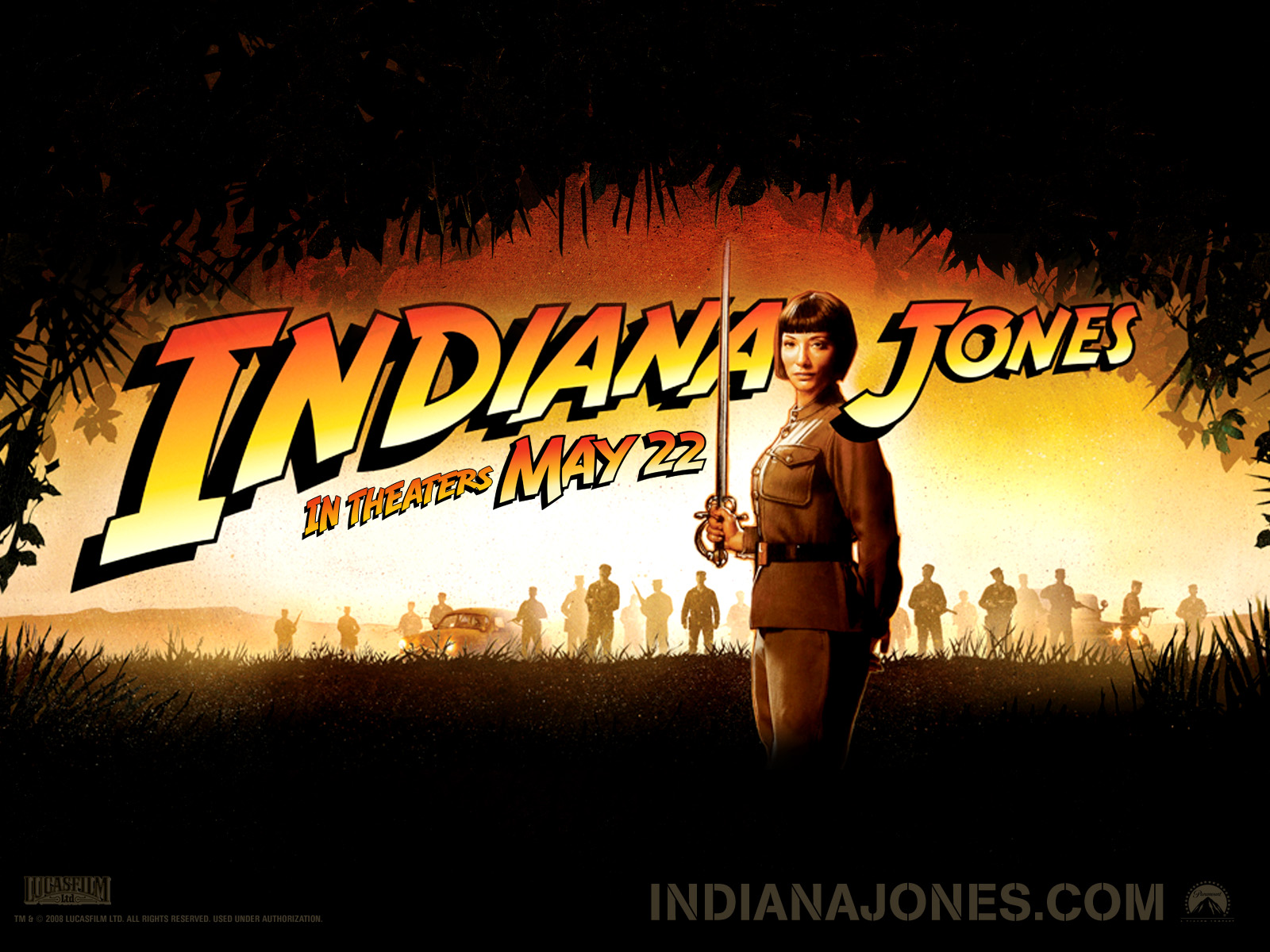 Indiana Jones and the Kingdom of the Crystal Skull Desktop wallpaper 1600x1200