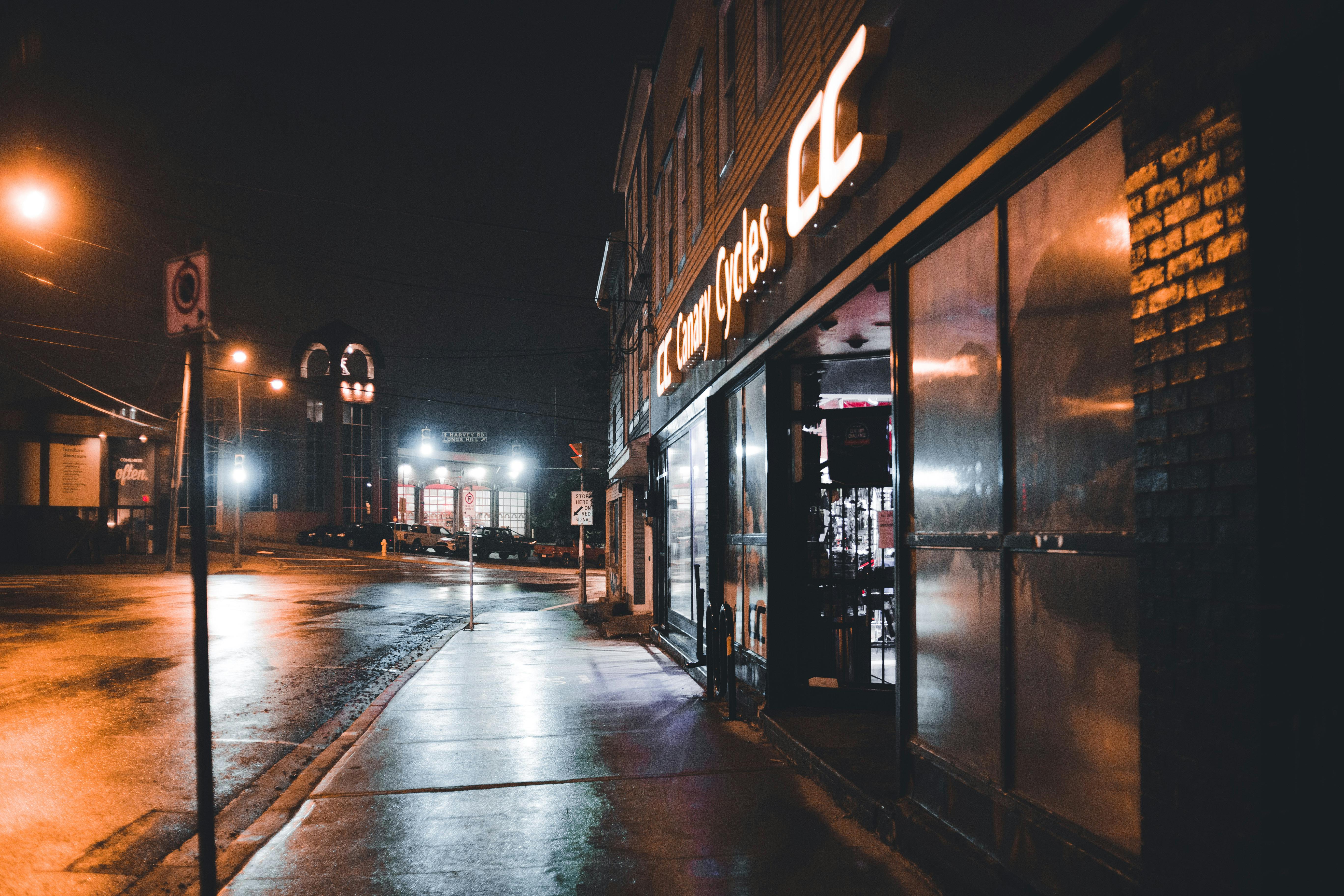 City Street at Night · Free