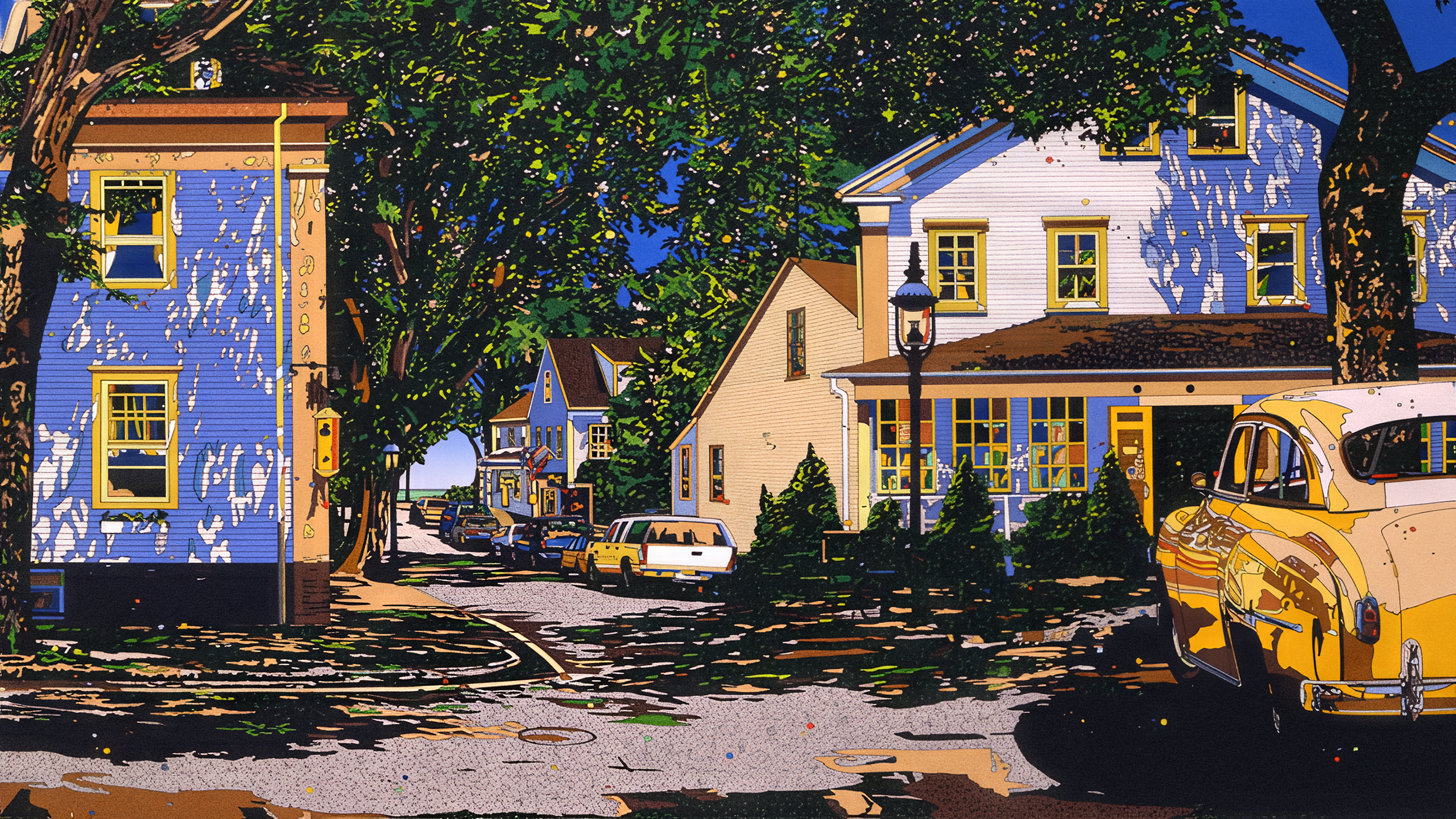 The street corner where you live by Eizin Suzuki, 1996 [2560x1440]