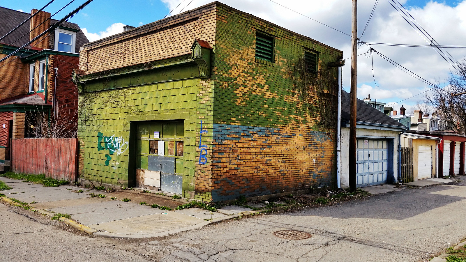 Pittsburgh Street Corner. William Real [pause on posting]