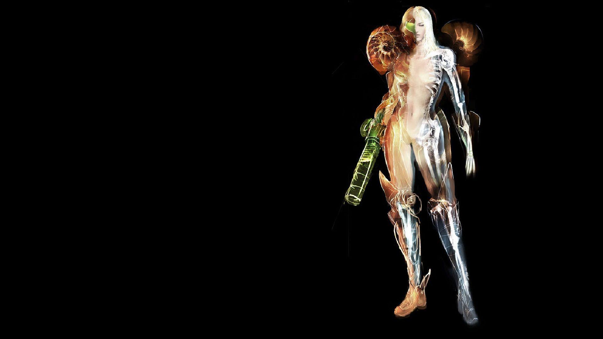 Samus Aran armor diagram wallpaper