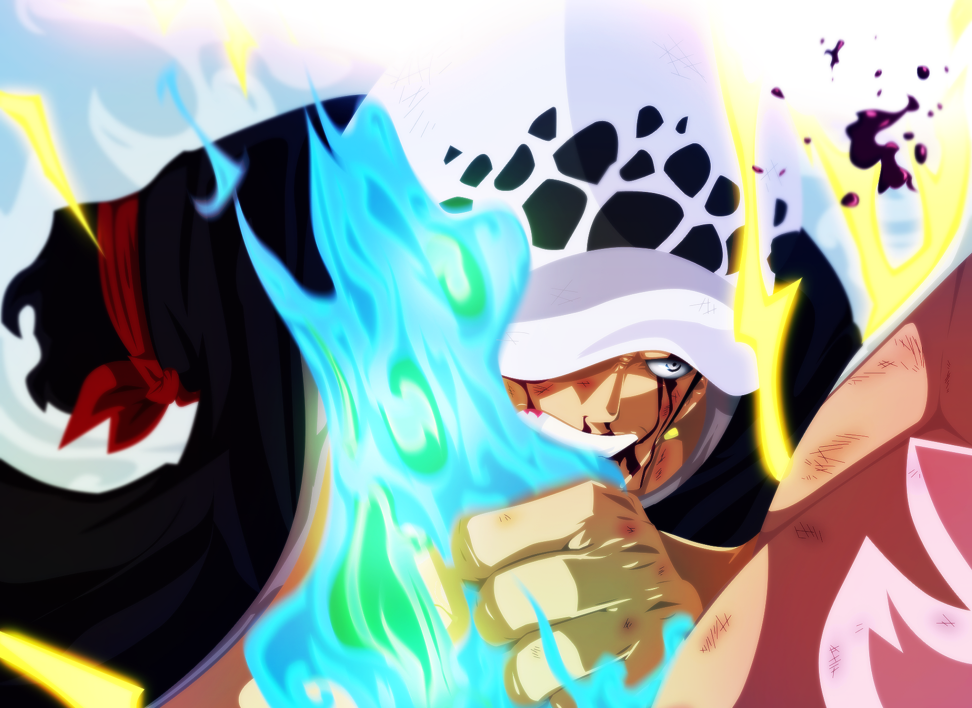 Download Donquixote Doflamingo Trafalgar Law Anime One Piece HD Wallpaper By I SANx