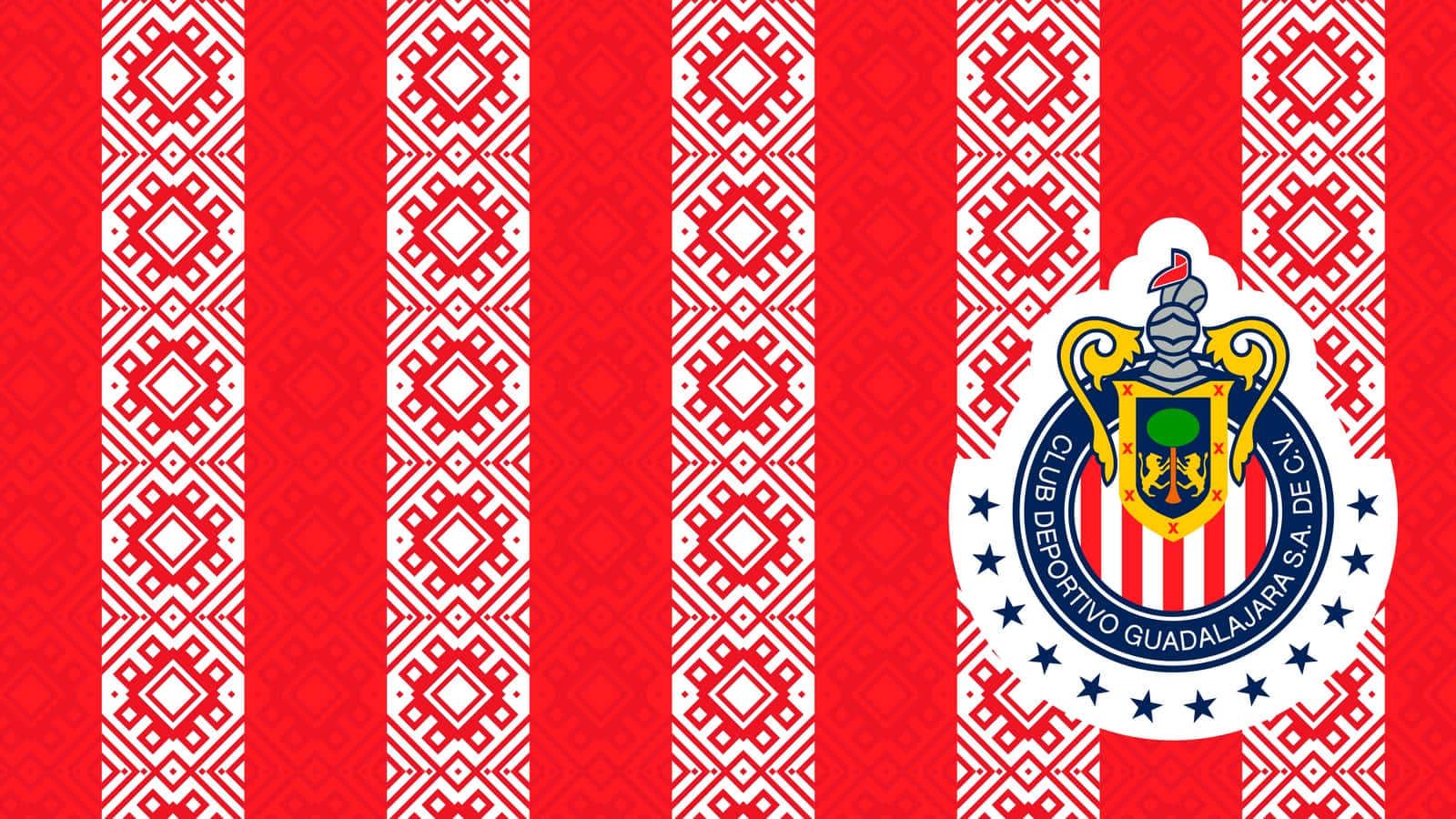 Download Chivas Guadalajara Football Club Crest Wallpaper