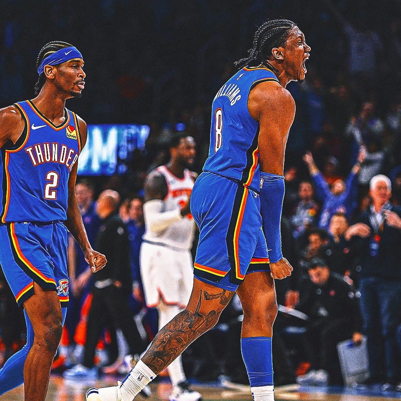 Gilgeous Alexander, Williams Lead Thunder Past Knicks 129 120