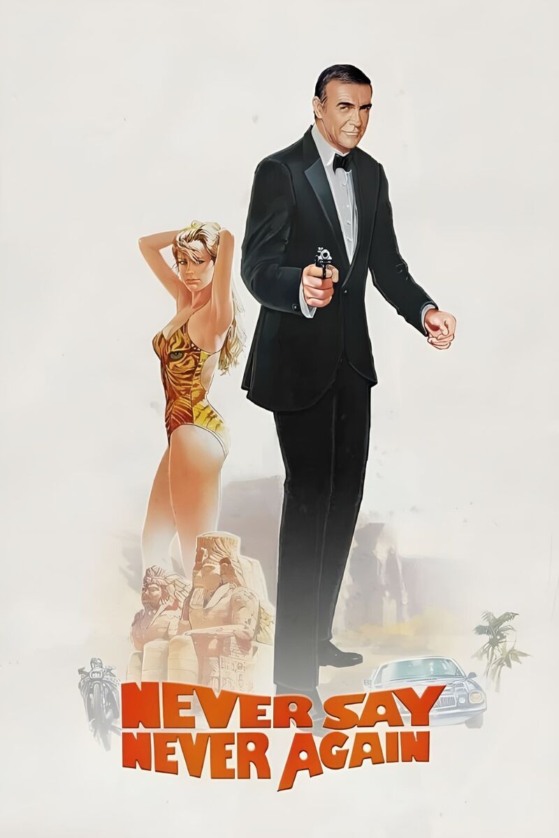 Never Say Never Again Movie Poster 11X17 007 James Bond Sean Connery