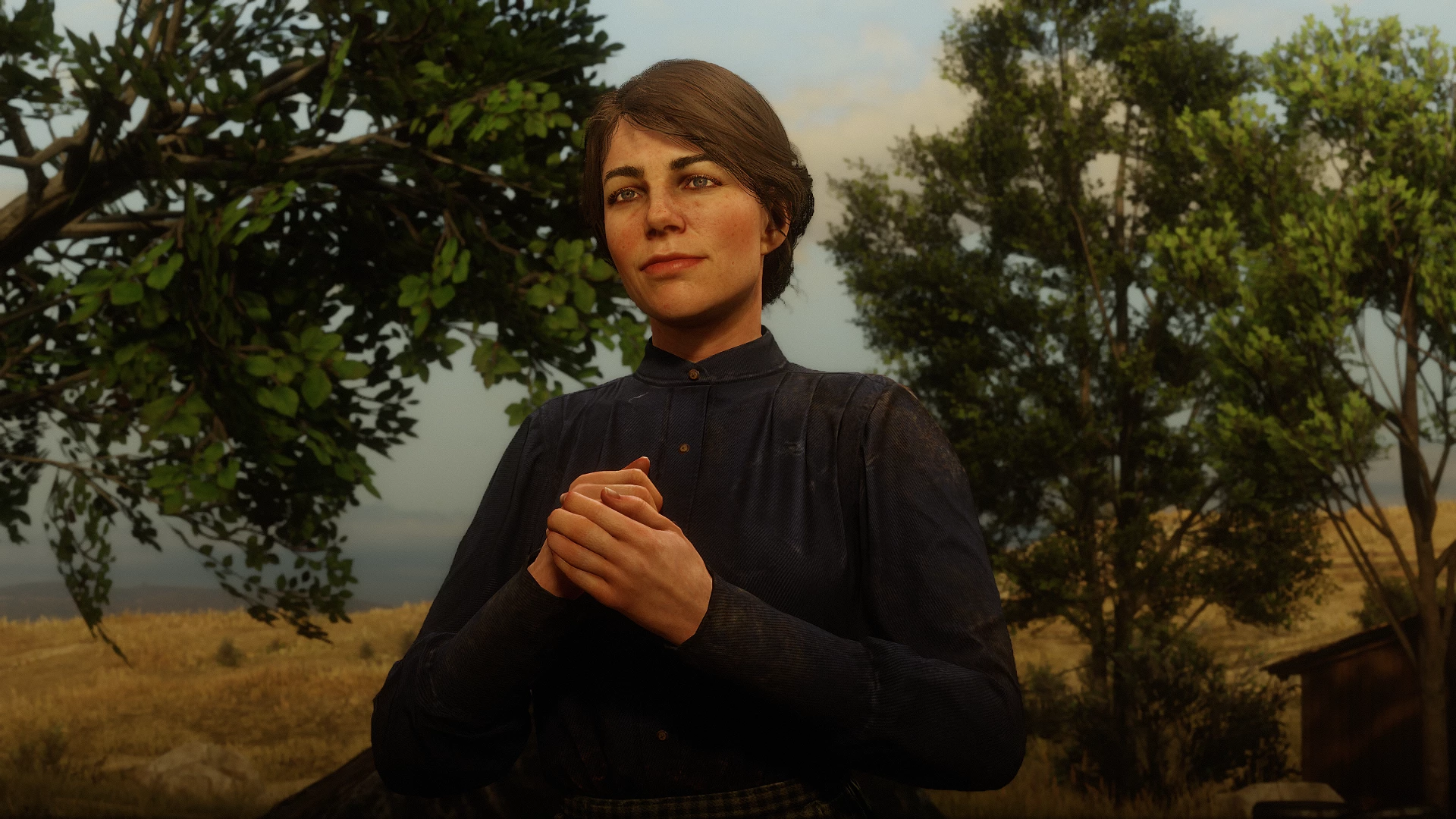 Abigail Marston Dark Brown Hair Color at Red Dead Redemption 2 Nexus and community