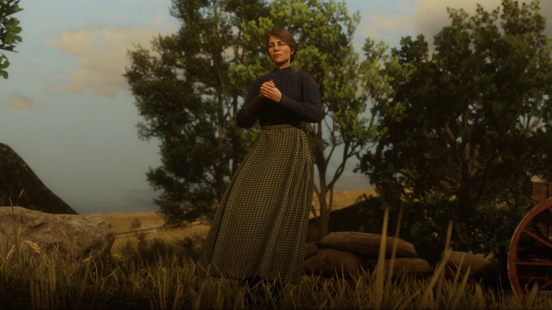 Abigail Marston Dark Brown Hair Color at Red Dead Redemption 2 Nexus and community