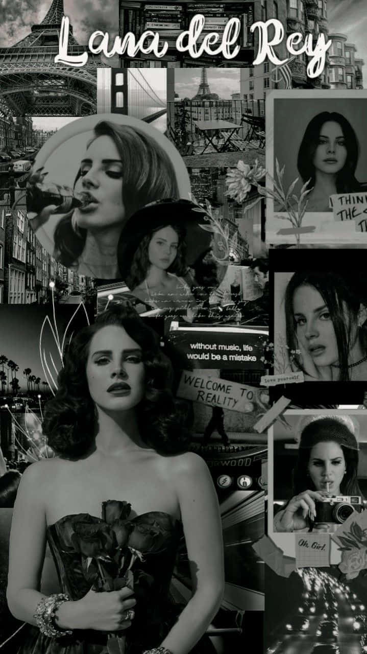 Download Lana Del Rey Collage Aesthetic Wallpaper