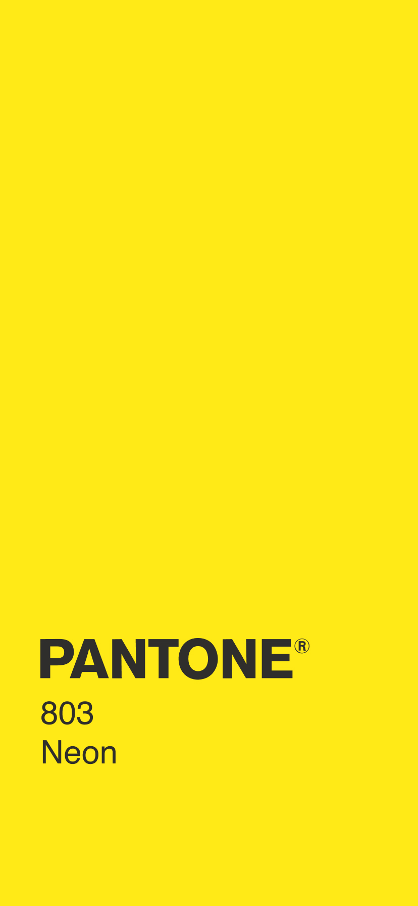 PANTONE 803 Neon Plain Wallpaper