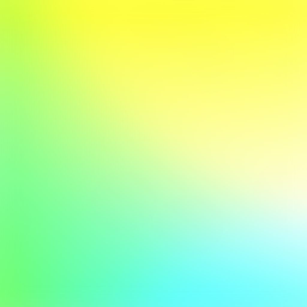 Bright Yellow Neon Green Sunny Gradation Blur iPad Wallpaper Free Download