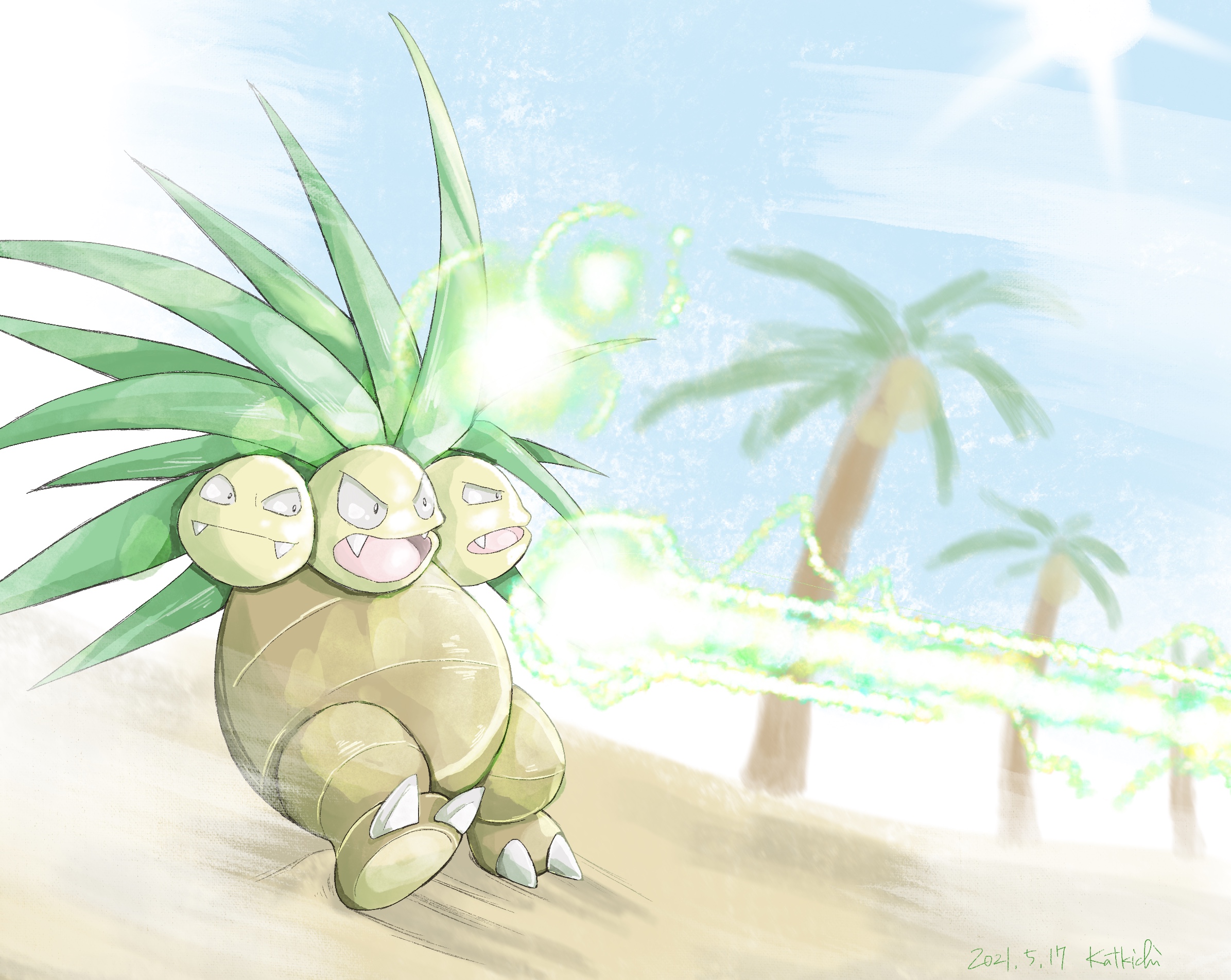 Download Exeggutor (Pokémon) Video Game Pokemon HD Wallpaper