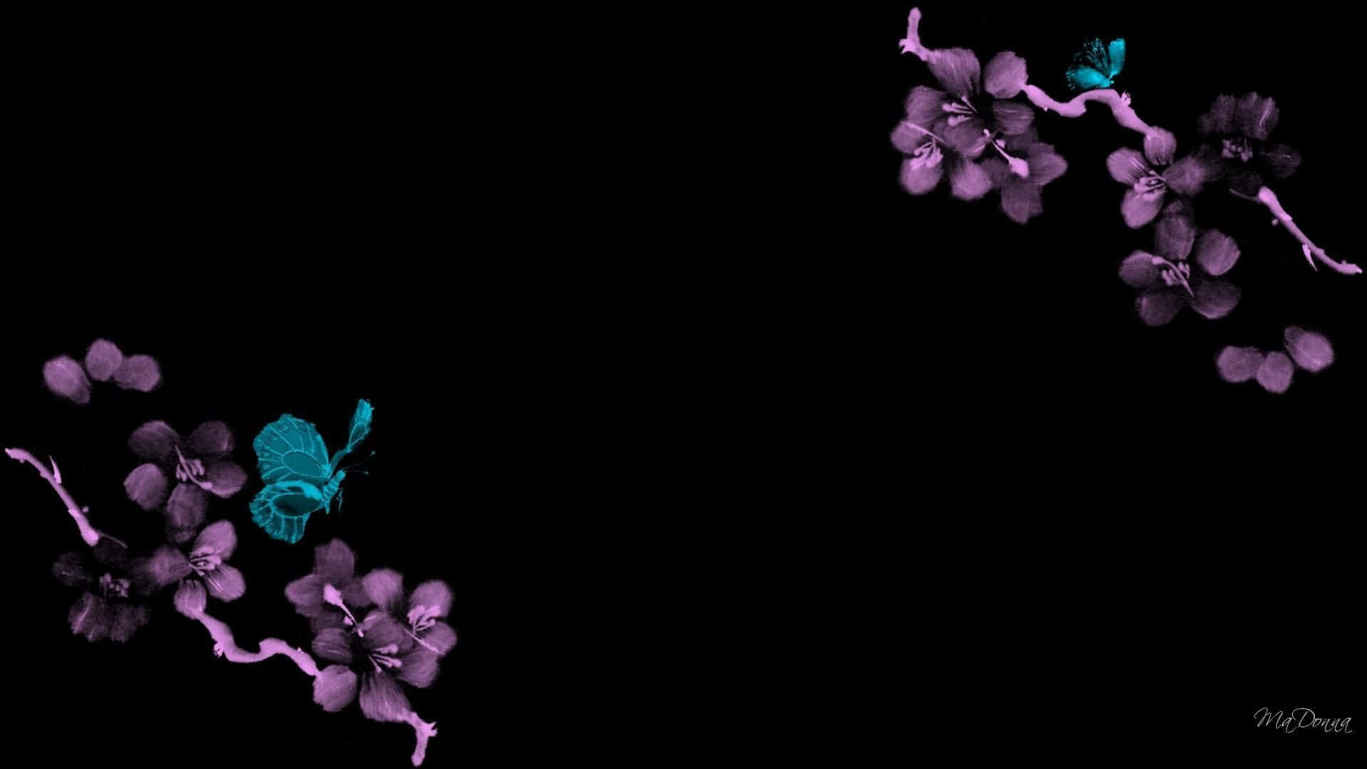 Dark Cherry Blossom Wallpaper