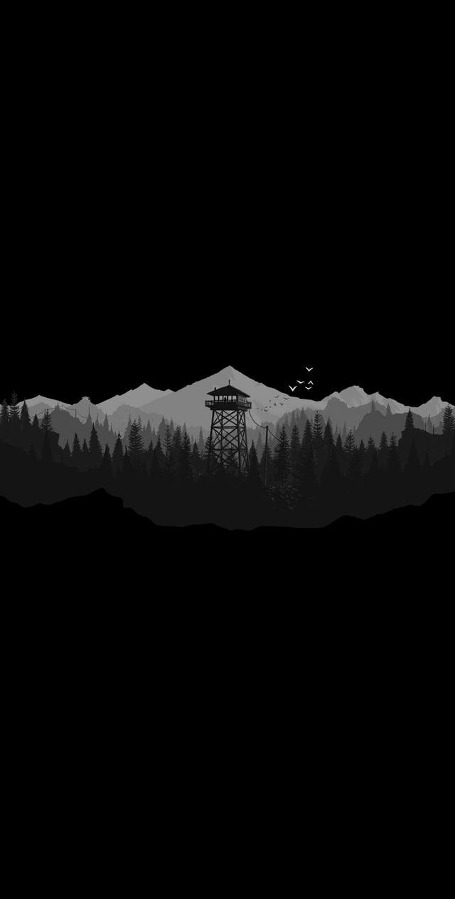 Firewatch OLED wallpaper