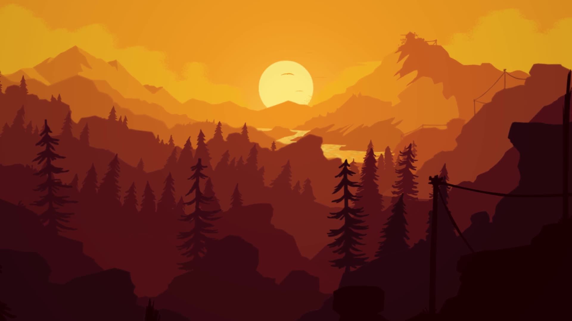 Firewatch Live Wallpaper and More