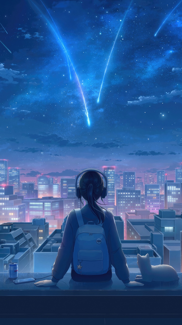 Your Name Wallpaper 4K, Anime girl, Mitsuha Miyamizu