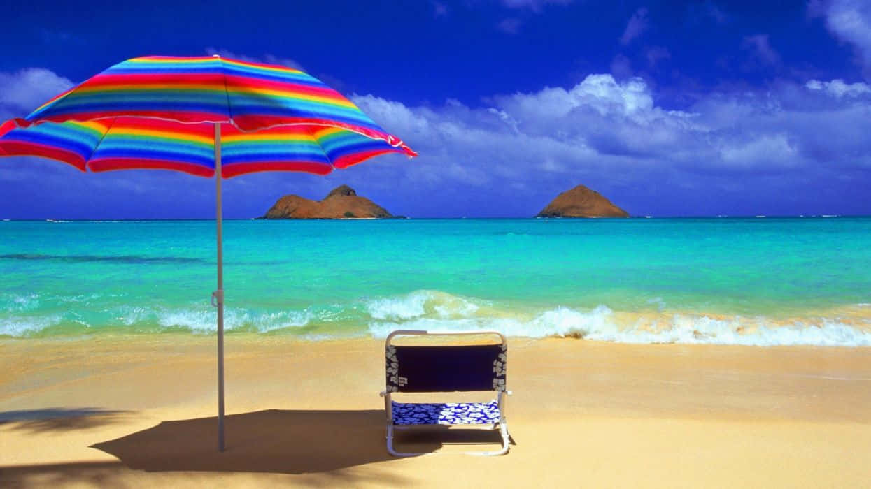 Beach Umbrella Wallpaper