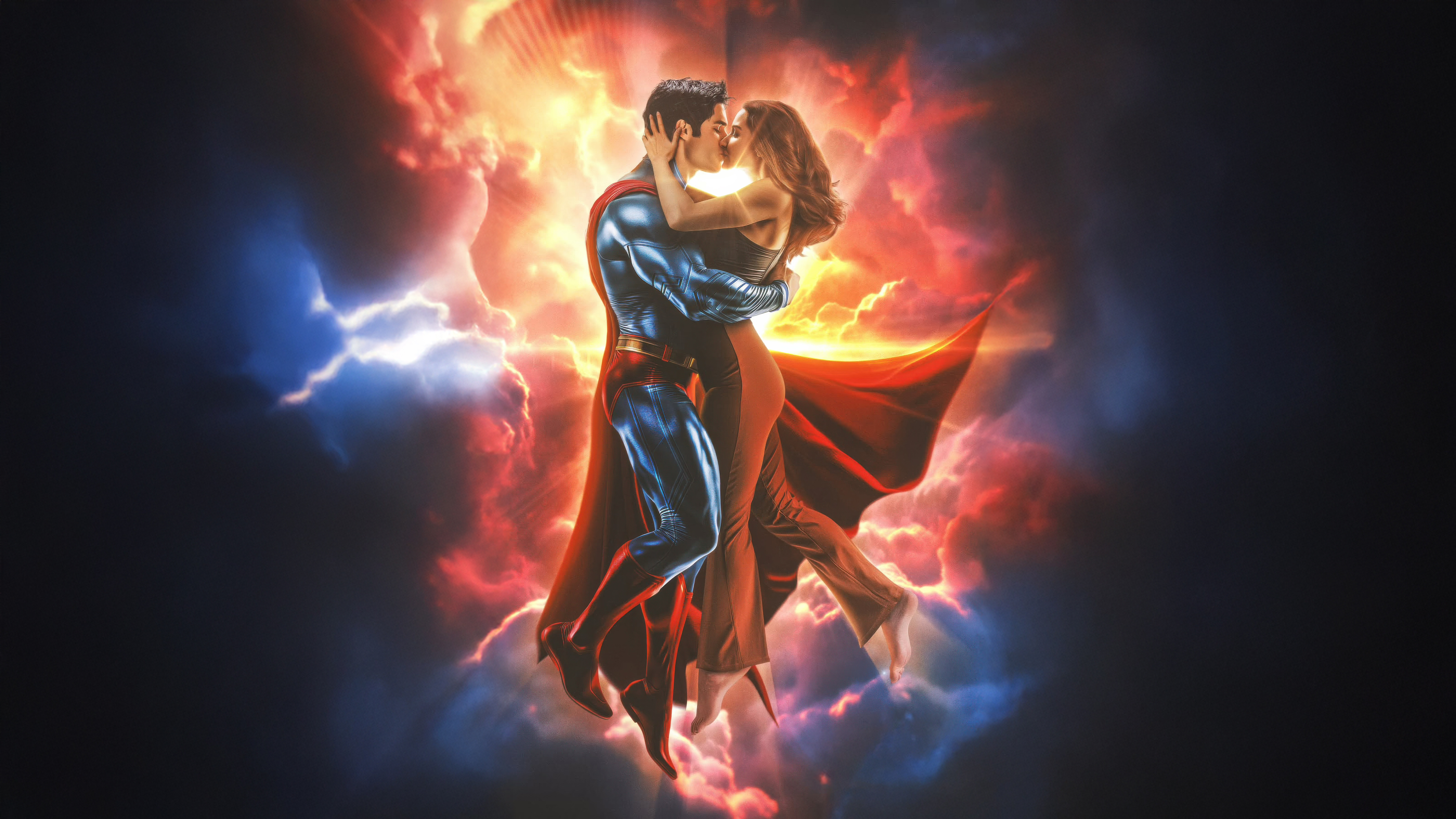 Superman And Lois Timeless Kiss Wallpaper, HD Superheroes Wallpaper, 4k Wallpaper, Image, Background, Photos and Picture