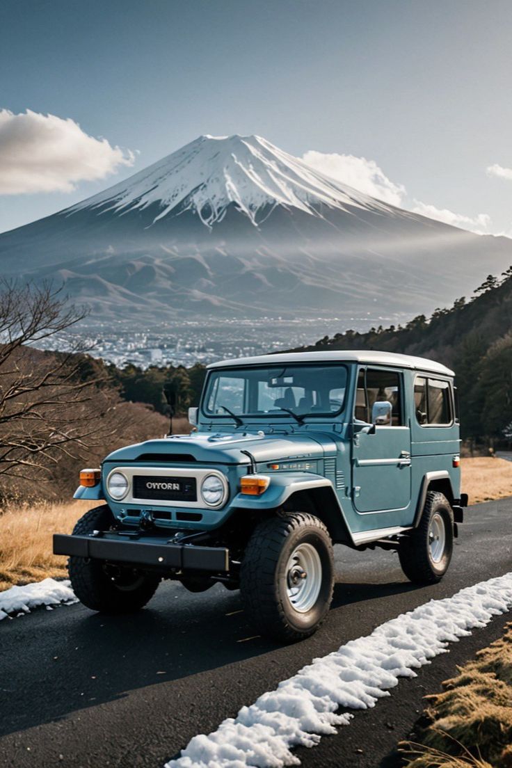 car Toyota Land Cruiser FJ40. Image created