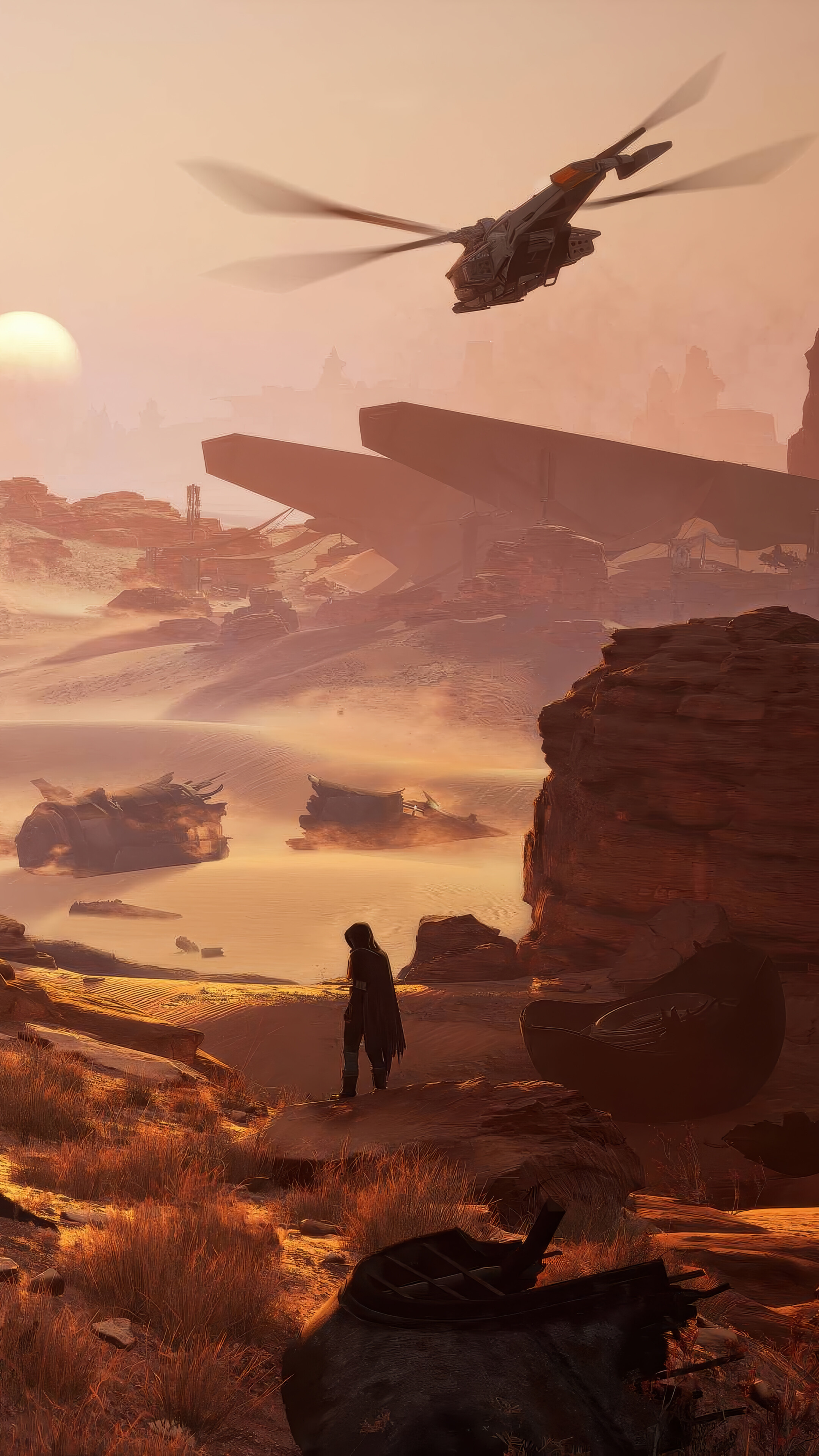 Dune: Awakening 4K Wallpaper iPhone HD Phone