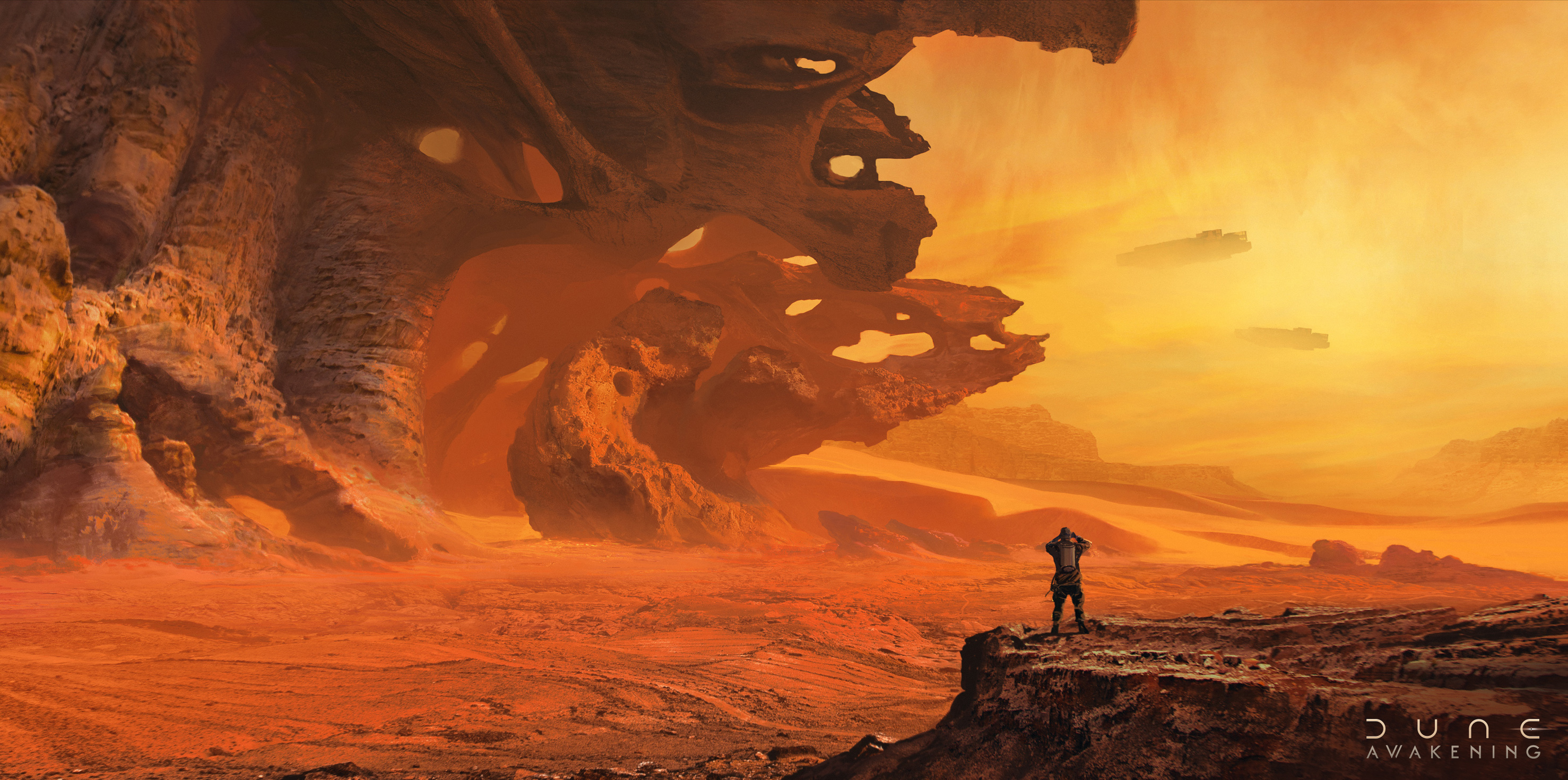 Collection of keyart for Funcom's 'Dune: Awakening'