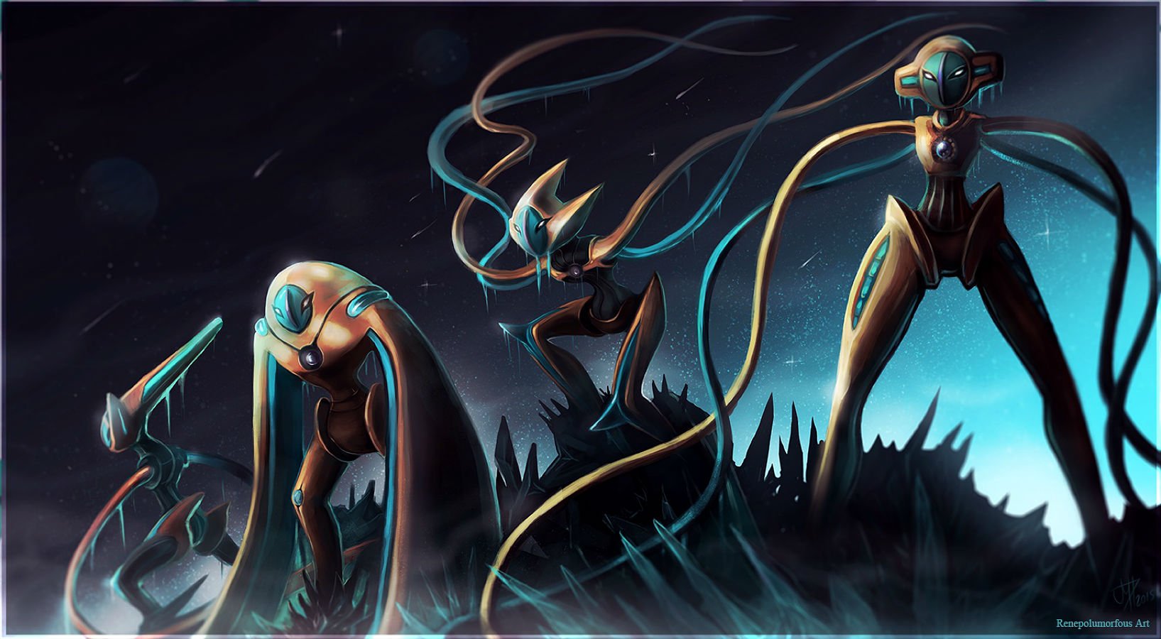 Deoxys: Legendary Pokémon HD Wallpaper