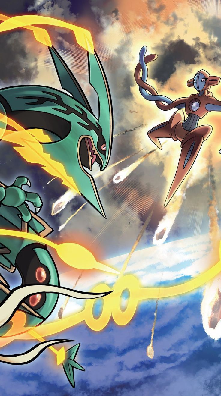 Mega Rayquaza vs Deoxys