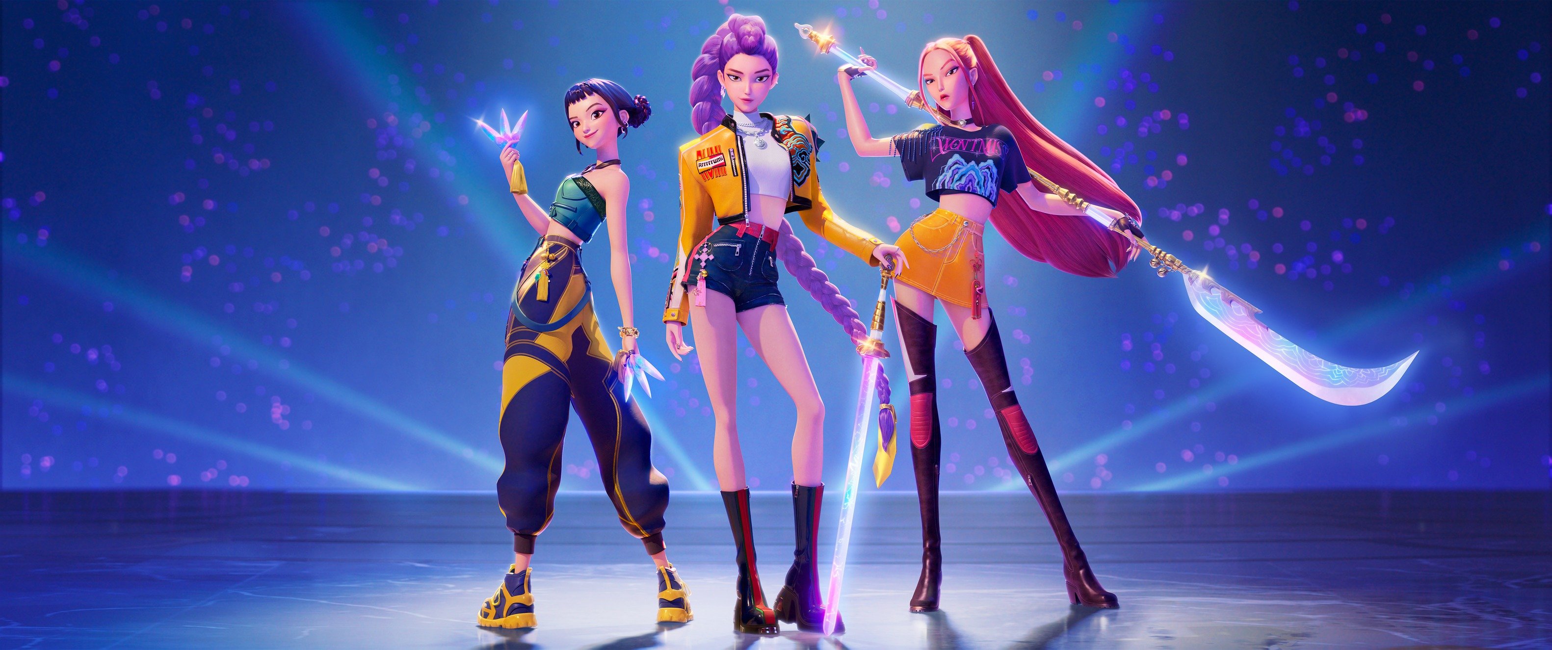 KPop Demon Hunters Movie HD Wallpaper