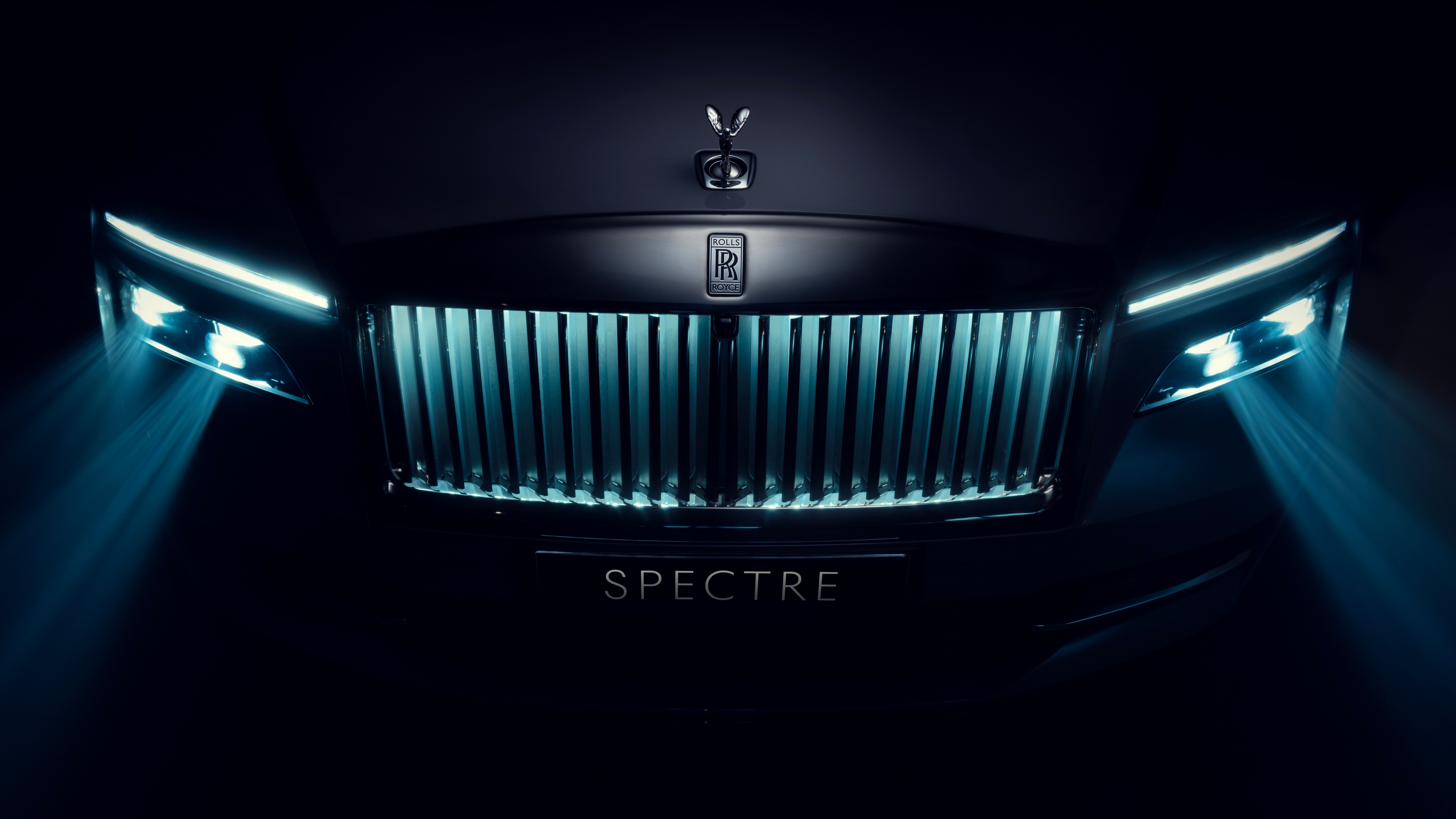Rolls Royce Spectre In Dark 4K Wallpaper Free 4K Desktop Wallpaper