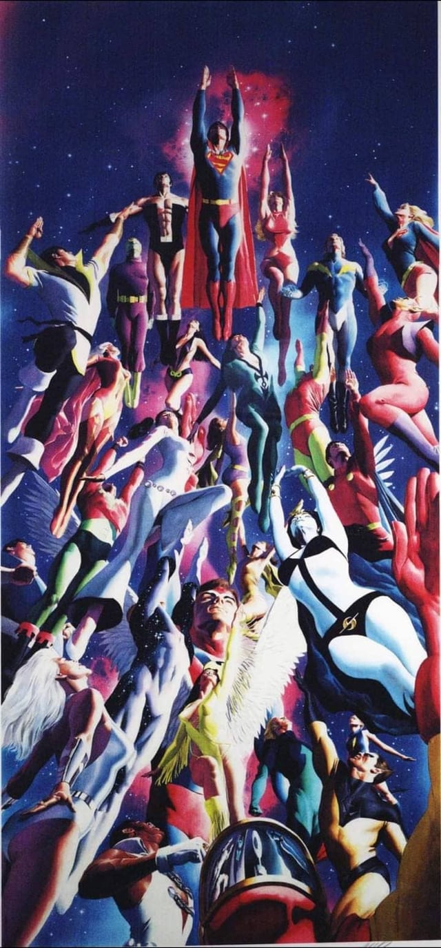 Artwork Legion Of Super Heroes By Alex Ross